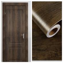 1 Roll Self-Adhesive Wood Grain Wallpaper PVC 17.7 Inch * 39.3/118.1/196.8 Inch Wipeable Bedroom Living Room Home Decor Table Cabinet Desk Furniture Refurbishment Sticker - 1PC - View 2
