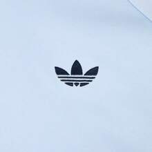 Adidas Originals CALI Men's Short Sleeve Fashion Versatile Retro Minimalist Crew Neck Striped T-Shirt Blue - Blue - View 5