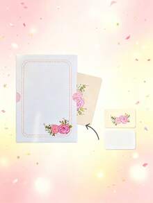 1 Set Customized Pop-Up 3D Carnation Bouquet Greeting Card With Envelope, Perfect Holiday Blessing Card Suitable For Valentine's Day, Mother's Day, Teacher's Day And Other General Holidays - Single Piece - View 3