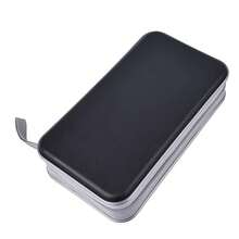High-Capacity 96-Disc CD Storage Case – Hard-Shell, Water-Resistant DVD/CD Holder With Handle And Zipper Closure - View 10