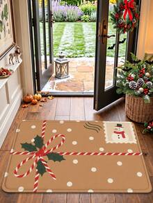 Santa Claus Welcome Doormat, Christmas Doormat, New Year Doormat, Housewarming Doormat - A - View 7