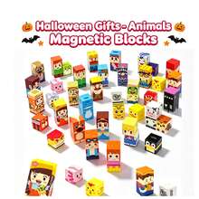 Magnetic STEM Building Blocks Set - Spark Your Child's Creativity! Build, Stack And Create - Enhance Color Perception And Imagination Through DIY Games. Perfect For Family Game Night, Making Learning Fun. Ideal Children's Holiday Gift - Multicolor - View 10