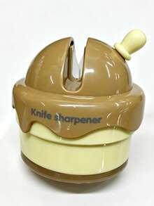Ice Cream Suction Cup Sharpening Stone, Household Kitchen Knife & Scissors Sharpener Tool, Creative Professional Fast Knife Sharpener - Ice Cream Whetstone - View 11