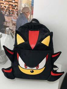 Hasbro Dark Sonic The Hedgehog Backpack, Cute Cartoon Schoolbag For Couples, Large Capacity Travel Bag For Girls And Boys - Hedgehog Backpack - View 12