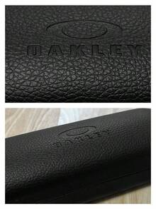 Oakley Elegant Fashion Black Litchi Grain Leather Flap Eyeglass Case Premium Luxury Soft Lining Eyewear Protective Cover Embossed - Black - View 7