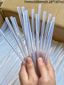 100PCS Hot Melt Glue Sticks, Suitable For Use With Most Glue Guns, DIY Projects, Art And Craft, Handicraft Production, Woodworking Workshops, Plastic Products, Tool Accessories, Etc. - Multi-color - View 3