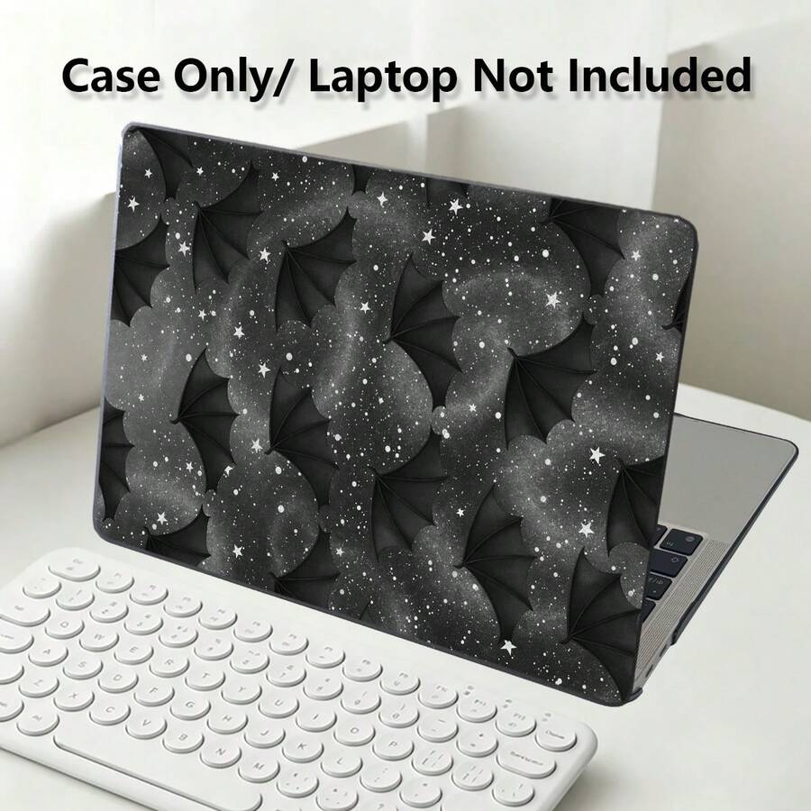 1pc Protective Case, Dark Universe & Bat Wing UV Printed Pattern, Laptop Protective Cover, Minimalist Lightweight Durable Protective Case Suitable For 13-Inch Neo Laptop Protective Case A3404 Model/ Air Pro 13.3 13.6 14.2 15.3 16.2 Inch/ Matebook D14/D16 - View 1