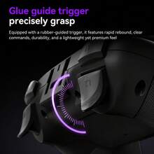 Kontroler Bluetooth Nirkabel G3 dengan Joystick Film Karbon, Motor Asimetris, Dukungan untuk Tiga Mode Koneksi, Tombol Belakang yang Dapat Diprogram Makro, Mode Turbo, dan Baterai 400mAh. Kompatibel dengan P4, P3, Switch, iOS, Android, dan PC. - View 4