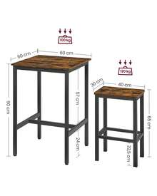 Dining Table & Chair Sets - Brown - View 6