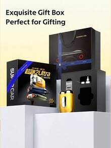 SKYWORTH 1pc Supercar 3-In-1 Electric Shaver, IPX7 Waterproof, 60-Day Long Battery Life, Portable Electric Razor, Men's Grooming Gift Set Suitable For Christmas Gifts - Supercar 2.0 - View 9