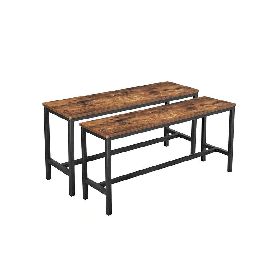 Table Benches - Brown - View 1