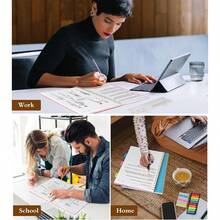 Spiral Notebook Diary A4 Large Size Notebook Suitable For Men And Women, College Lined Inner Page Diary, Hardcover Spiral Bound Diary, Suitable For Work And School Writing Notes - A4 - View 7