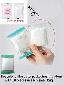 Kotak Pembersih Makeup Portabel untuk Perjalanan, Set Pembersih & Penghapus Makeup 2-in-1, Dengan Tutup Flip, Kotak Penyimpanan Plastik Kompak, Cocok untuk Pengorganisasian Perawatan Kulit, Ideal untuk Perjalanan dan Perjalanan Bisnis - MultiWarna - View 7
