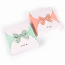 1pc Bow Card Paper Gift Box, Suitable For Christmas Gifts, Valentine's Day Gifts, New Year Gifts, Customer Appreciation Packaging - View 6