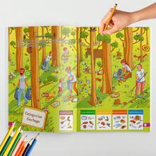 English Hidden Objects & Visual Search Activity Notebooks, Park, Nature, Fishing & Home Life Picture Puzzles, Find And Match Objects, Scene Search, Observation Challenges, Attention, Focus, Visual Perception & Thinking Skills - Hidden Objects & Focus Training - View 6