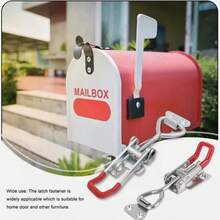 2 X Over Centre Fastener Latch Catch SMALL Lockable Truck Trailer Body Clamp UK - A - View 6