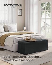 Storage Benches & Ottomans - Black - View 2