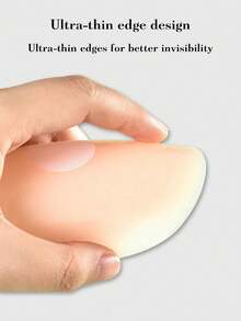 2/6pcs Silicone Lift-Up Nude Invisible Breast Petals, Small Breast Invisible Push-Up, Strapless Anti-Exposure Breast Petals, Suitable For Wedding Dress, Party, Valentine's Day Date (2/6pcs) - Multicolor - View 3