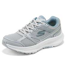 Skechers Women's GO RUN Series Mesh Non-Slip Cushioned Entry-Level Stable Running Shoes - Grey - View 7