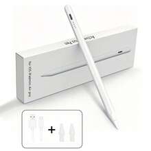 TranAKstic 1pc Capacitive High Precision High Sensitivity Screen Touch Pen With Magnetic Palm Rejection For Drawing And Editing, Compatible With Android And 2025 2024 2023 2022 2021 2020 2019 2018 4 5 9th 10th Air 5 Series - View 9