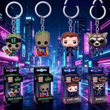1pc Popular Movie 3-Star Juetan Bear Groot Series Chibi Keychain Pendant, Holiday Party Gift Choice Surprise Small Gift, Movie Anime Merchandise Gift, High Cost-Performance Item - Multicolor - View 2