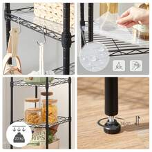 Storage Island & Carts - Black - View 6