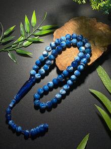 1pc Ramadan Ramadan 51 Beads New Style Unisex Prayer Beads Bracelet, Fashionable Accessory For Outdoor Wear, Round Beads Handheld Prayer Beads For Daily Prayer, Essential Holiday Gift - Multicolor - View 7