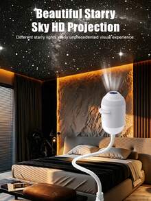 Multi-Pack USB Starry Sky Galaxy Projector Light, 360° Rotating Mini LED Portable Night Light, Adjustable Brightness, Touch Control, USB Powered, Suitable For Bedroom Ceiling, Wall And Romantic Atmosphere Decoration - Multicolor - View 5