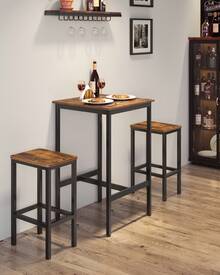 Dining Table & Chair Sets - Brown - View 3