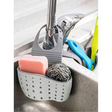 1/3PCS Adjustable Sink Tray, Cleaning Sponge - Multi-Functional Kitchen Storage Rack, Suitable For Sponges And Cleaning Supplies - Multicolor - View 2