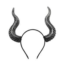 New Halloween Festival Costume Devil Horn Headband DIY Assembly Cosplay Hair Accessory Prop With Interchangeable Styles - Multicolor - View 9