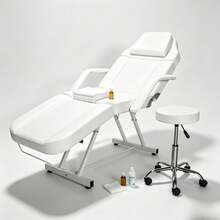 Spa Massage Table - White - View 1