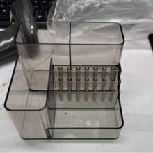 1PC Nail Machine & Nail Drill Holder 28 Holes Clear Drill Bit Plastic Stand For Desktop Storage, Skincare Storage, Gadget Storage, Professional Nail Tool Organizer And Storage Box (ABS) - Multicolor - View 9