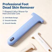 Professional Foot Dead Skin Remover, T-Shaped Callus Shaver, Heel And Sole Scraper For Hard Skin, Corns And Calluses, Household Pedicure Tool - A - View 5