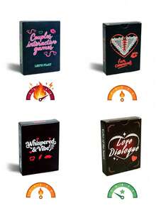 LET'S PLAY Couples Card Game: 50 Romantic & Fun Challenges For Date Nights - Engaging Evening Couple Activity, Perfect Anniversary & Valentine's Day Gift For Spouses - View 5