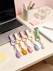 Mini Turtle Pendant, Small Flower Pendant, Nail Clippers, Stainless Steel Sharp Nail And Toenail Clippers, Straight Blade Manicure And Pedicure Tools, Practical Home Manicure And Nail Care Tools - Multiple Styles - View 9