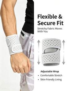 1set,Adjustable Knee Support Brace, Breathable Mesh Knee Compression Sleeve With Dual Spring Stabilizers & Silicone Patella Pad, Non‑Slip Knee Protector For Running Gym Workout Sports Daily Wear For Men Women,Halloween Gifts - Multicolor - View 9