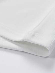 Vancamel Pulse Women's Loose Minimalist Long Sleeve Polo Shirt, Solid Color Versatile Outdoor Sports & Commute Top - White - View 7