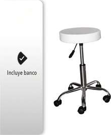 Spa Massage Table - White - View 2