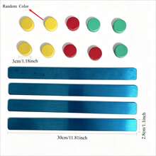 Magnetic Memo Board, Self-Adhesive Magnetic Strip, Photo Wall, Office Bulletin Board, Suitable For Calendar, Documents, Self-Adhesive Magnetic Strip, Suitable For Office, Bulletin Board, Photo Wall, Documents And Refrigerator - Multicolor - View 2