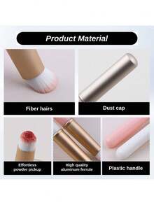 3/2/1pc Random Style Portable Lip Brush With Cap, Soft Bristles, Lipstick Applicator Brush, Travel Makeup Brush, Precision Lip Gloss Brush Set - Multicolor - View 6
