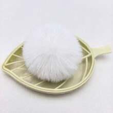 5pcs Faux Rabbit Fur Pom Poms 5cm Christmas Pom Poms Keychain Car Pom Poms Clothing DIY Bag Earring Decoration (5/50/100PCS) - A - View 4