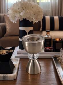 Latest Popular Incense Burner: Elegant Bay Style Design, Suitable For Agarwood And Spices, Complements Your Personal Style And Home Decor. Perfect For Daily Use, Weddings Or Gatherings With Friends And Guests, Ideal For Reception Areas And Hospitality. It's Also An Exquisite Gift-Especially When Paired With Premium Incense-Suitable For Brides, Special Occasions And Party Favors. - Center Crystal - View 8