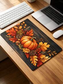 1pc Pumpkin Diatomaceous Earth Absorbent Welcome Mat, Christmas Halloween Decorative Rug, Multi-Purpose Mat For Stove, Coffee Station, Water Bar, Indoor/Outdoor Entryway, Front Door, Kitchen Home Decor Area - Multicolor - View 13