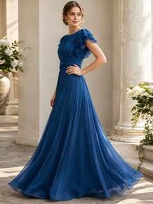 Women Formal & Evening Dresses - Blue - View 2