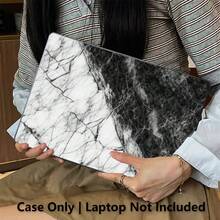 1pc Protective Case, Black And White Marble Pattern UV Printed, Laptop Protective Sleeve, Minimalist Lightweight Durable Protective Case Suitable For 13-Inch Neo Laptop Protective Case A3404 Model/ Air Pro 13.3 13.6 14.2 15.3 16.2 Inch/ Matebook D14/D16 - View 3