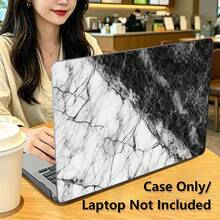1pc Protective Case, Black And White Marble Pattern UV Printed, Laptop Protective Sleeve, Minimalist Lightweight Durable Protective Case Suitable For 13-Inch Neo Laptop Protective Case A3404 Model/ Air Pro 13.3 13.6 14.2 15.3 16.2 Inch/ Matebook D14/D16 - View 4