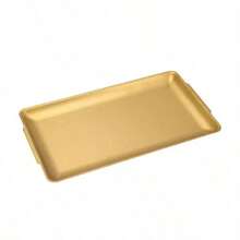 A Gold-Colored Square Tray, Suitable For Storing Tattoo Tools, Manicure Tool Accessories, Or Serving As A Household Desktop Storage Tray. - Gold - View 5