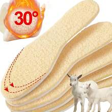 Warm Plush Shoe Insoles, Soft Memory Foam Shoe Pads, Trimmable Warm Shoe Insoles; Suitable For High Heels And Flat Shoes, Sweat-Absorbent And Breathable, Washable And Replaceable, Suitable For Winter, Travel And Daily Wear - Multicolor - View 5