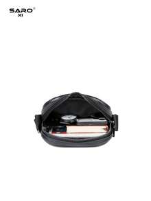 saroxi 1pc Men's Crossbody Bag, Side Pocket Bag, Shoulder Bag, Square Pouch Bag, Multi-Functional For Commuting And Casual, Minimalist Style Black Phone Bag, Gift For Men - Multicolor - View 10